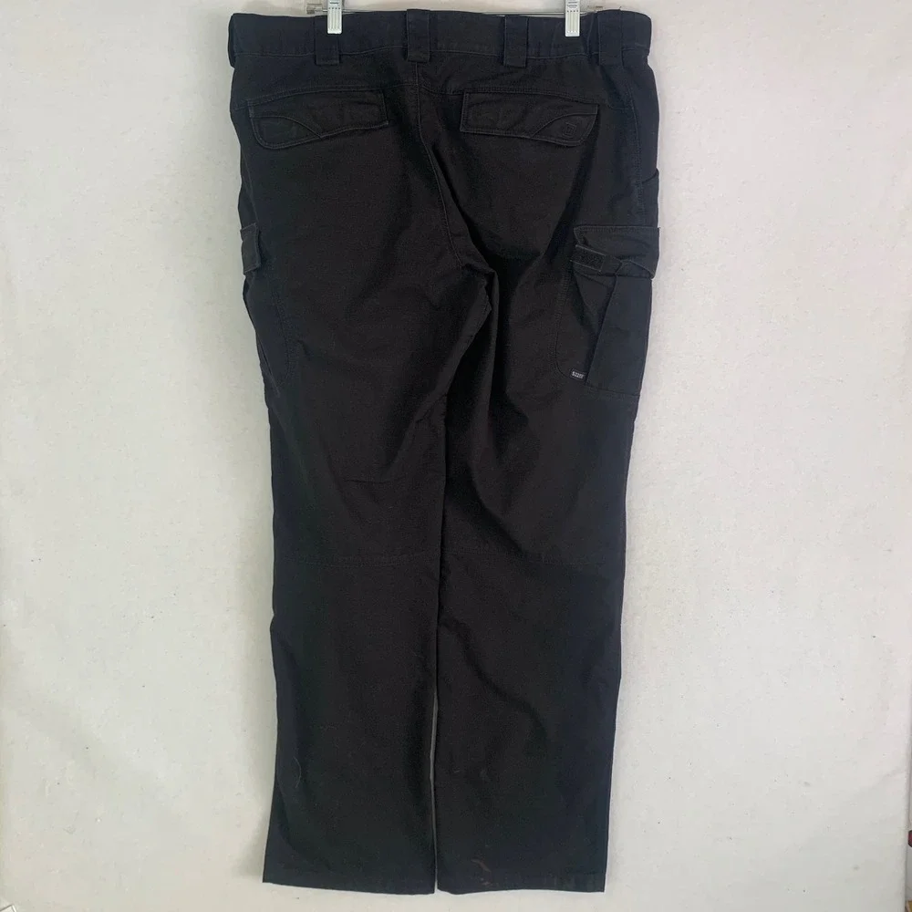 5.11 Tactical Cargo Stryke Pants Mens 40x33 Black Ripstop Outdoors Workwear